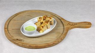 Rolinhos de Ventricina Picante e Mozzarella