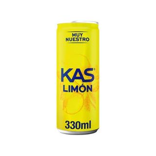 KAS Limón Refresco con gas sabor Limón Lata 330ml