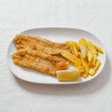 Lenguado a la romana patatas