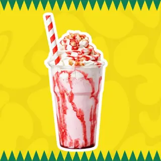 Batido de Fresa con Galleta