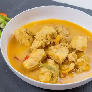 Pollo Curry + arroz basmati