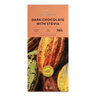 Шоколад чорний Millennium зі стевією 74% (100г)