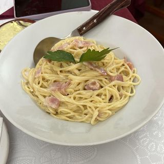 Espagueti Carbonara Sin Gluten