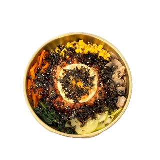 Bimbimbap de verduras 