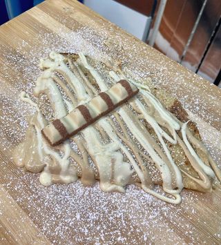 Crepes Kinder Bueno e gusto a scelta