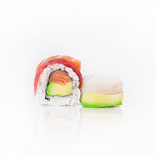 139.Classic rainbow roll (8 pzs.)