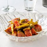 Tomate de la huerta de Madrid aliñado