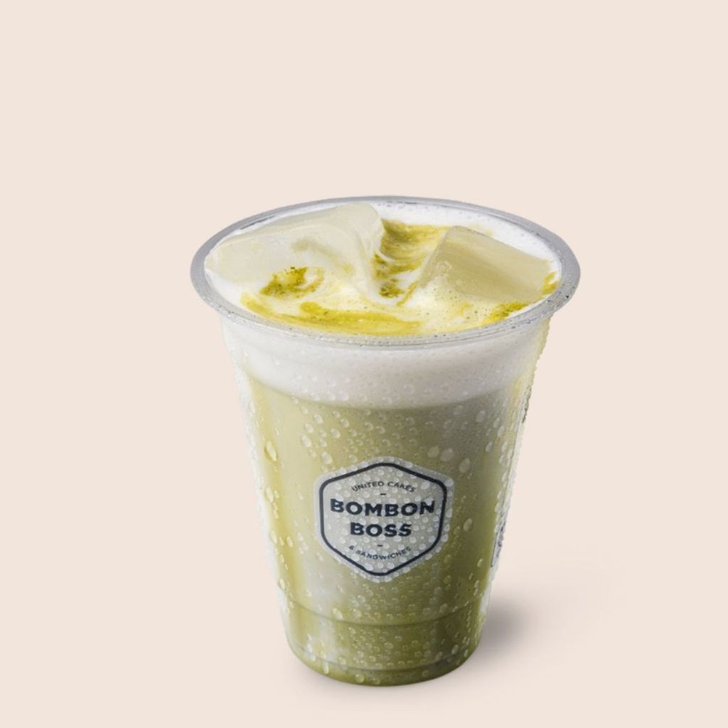 Iced latte matcha