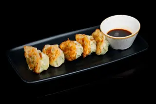 Gyozas de langostino