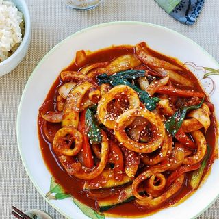 Spicy Calamari Soup