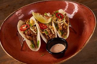 Tacos de Porco Fumado