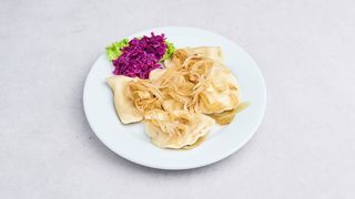 Pierogi z kapustą ze skwarkami 6 szt.