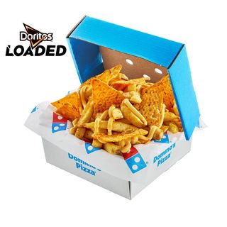 Frytki Loaded z Doritos i sosem serowym