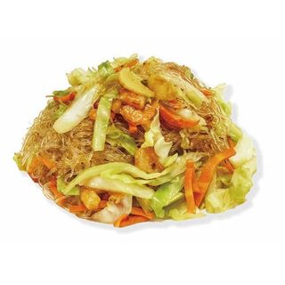 164. Fideos de arroz con gambas