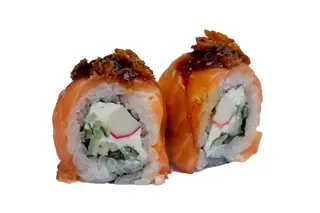Double crispy salmon