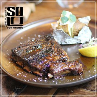 Свински ребра солен карамел (450г)