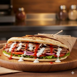 Piadina kebab maxi