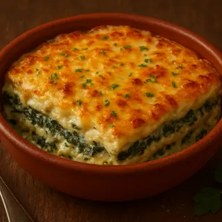 Lasaña Espinacas