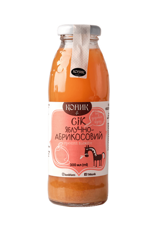 Сік яблуко-абрикос 0,3 скло