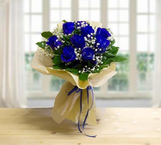 Bouquet di rose blu