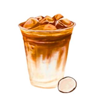 Iced Coconut Latte (350ml)