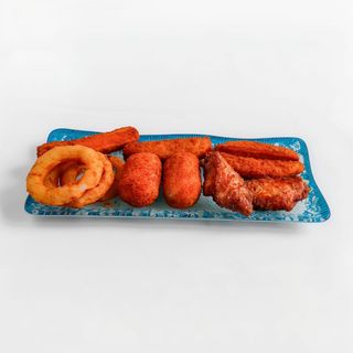 Surtido de Frito. Delizia, Alitas, Croquetas, Aros