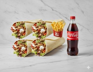 Menú De 4 Durum Kebab