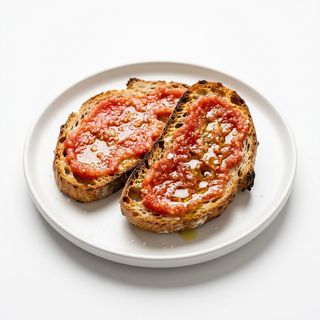 Tapa De Pan Con Tomate