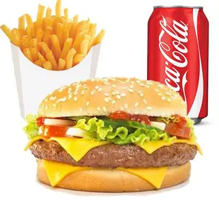 Menu Cheeseburger à Cheval