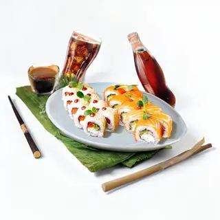 Set sushi #12 + 1 Coca cola