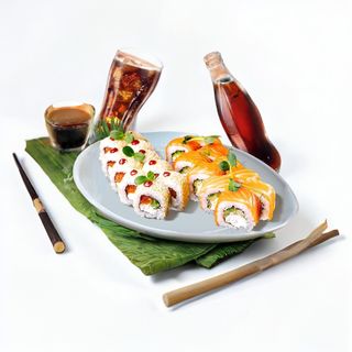 Set sushi #12 + 1 Coca cola