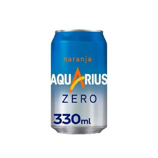 Aquarius Naranja Zero lata 330ml.