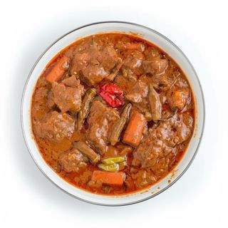 Sauce arachide avec riz