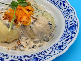 Галушки з курячою печінкою (265g)