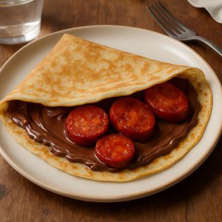 Crepe De Nutella Y Chorizo
