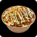 Salchipapa con Pollo