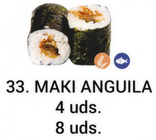 29. Maki De Anguila (8 Uds.)