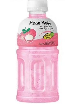 Mogu mogu Lychee juice 25% with nata de coco