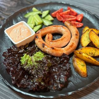 Улитка куриная с сыром и грибами