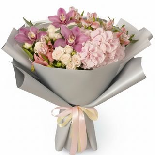 Букет"Ніжність у шовку"