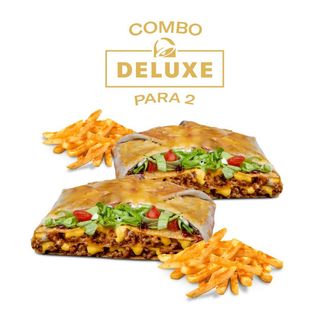 Combo Crunchywrap Deluxe Cheese para 2