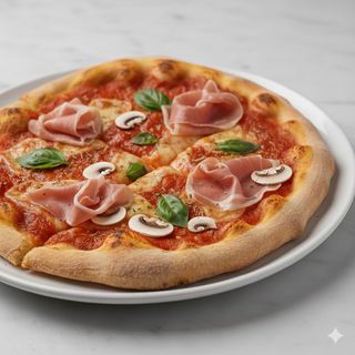 Pizza Pernil Dolç I Xampinyons