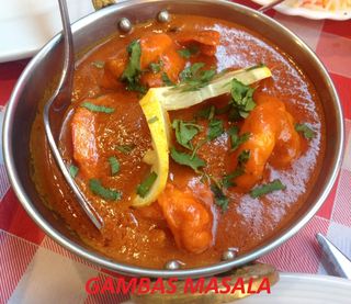 Curry Con  Gambas