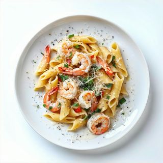 Pasta alla crema di scampi
