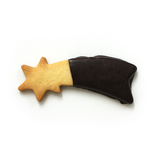 Galleta de Navidad estrella fugaz