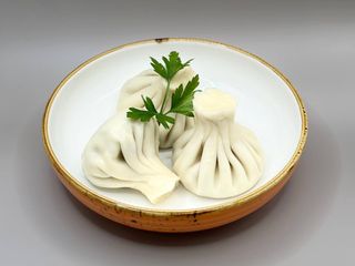Хинкали с грибами