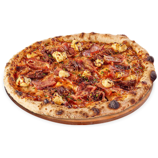 ПИЦА БЛЕК АНГЪС КРЕХКО ТЕЛЕШКО И БЕКОН