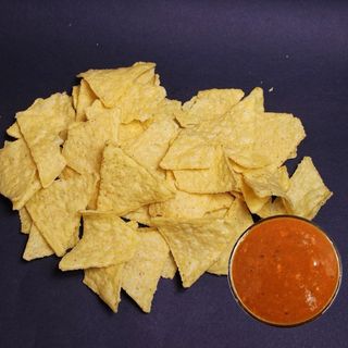 Nachos cu mexican barbeque