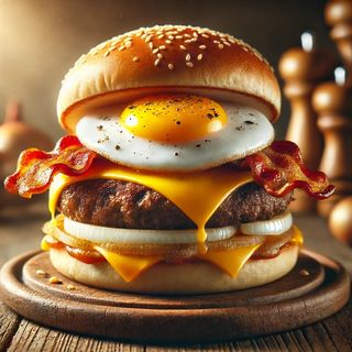 Egg burger