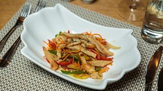 Карын с овощами